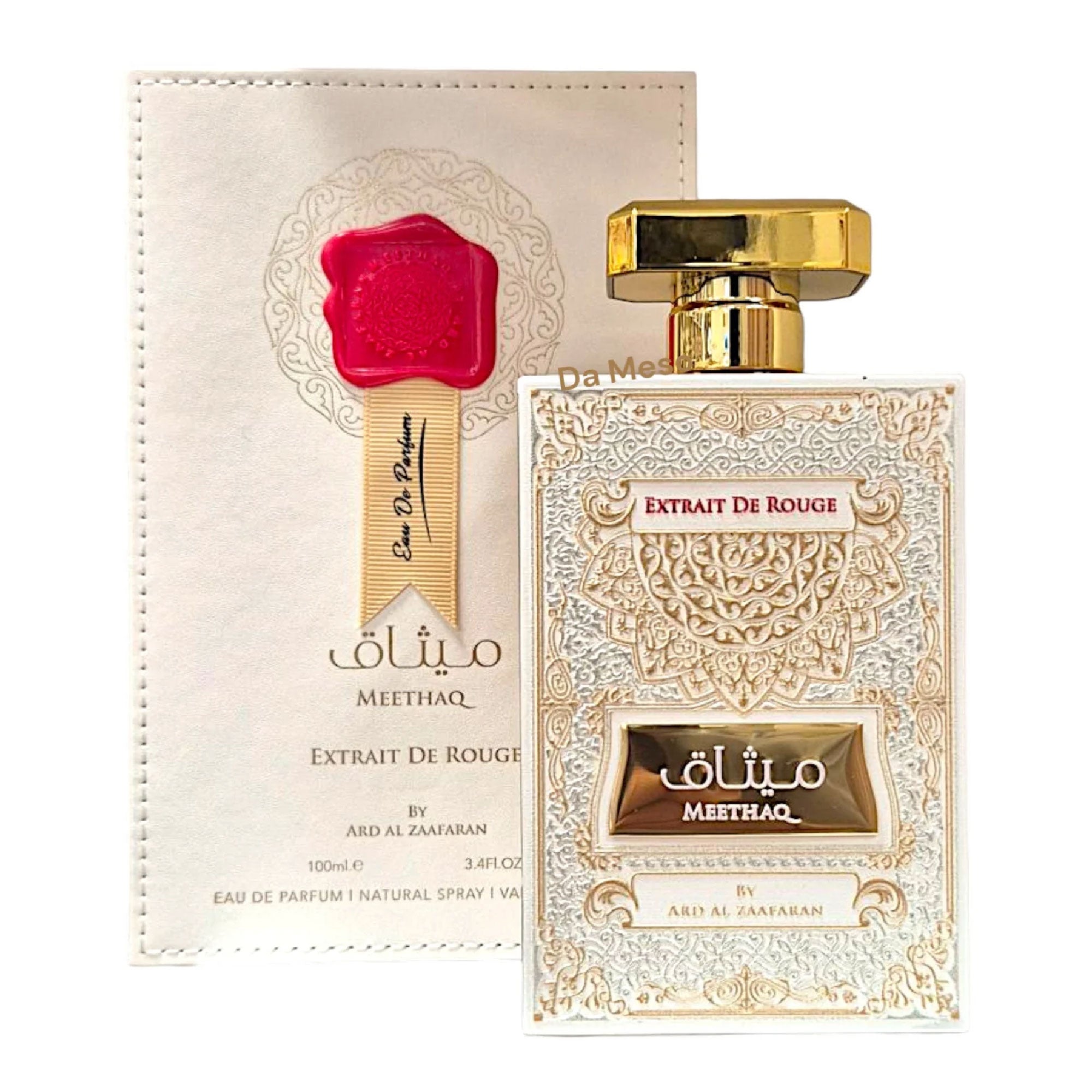 Meethaq Extrait de Rouge by Ard Al Zaafaran - EDP Unisex 100 ml ...