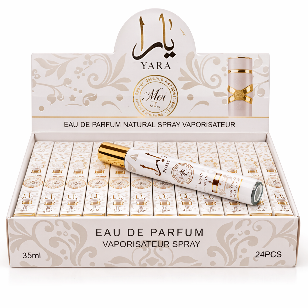 Yara Moi Eau de Parfum Travel Size – Lattafa 35ml (Display Box 24pcs ...